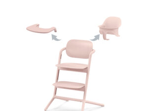 Lemo 3 in 1 High Chair Pearl Pink