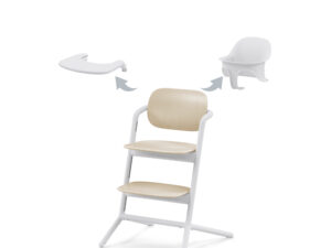 Lemo 3 in 1 High Chair Sand White